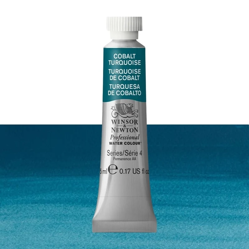 Tinta Aquarela Profissional Winsor & Newton 5ml S4 S4 190 Cobalt Turquoise