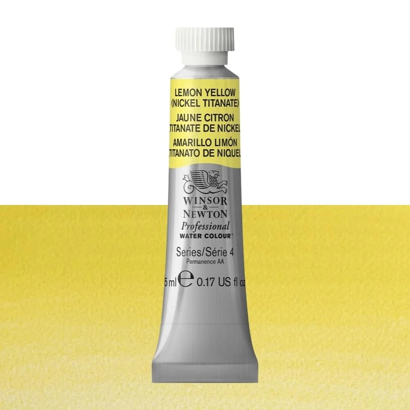 Tinta Aquarela Profissional Winsor & Newton 5ml S4 S4 347 Lemon Yellow (Nickel Titanate)
