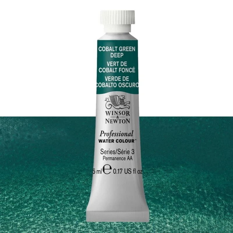 Tinta Aquarela Profissional Winsor & Newton 5ml S3 S3 185 Cobalt Green Deep