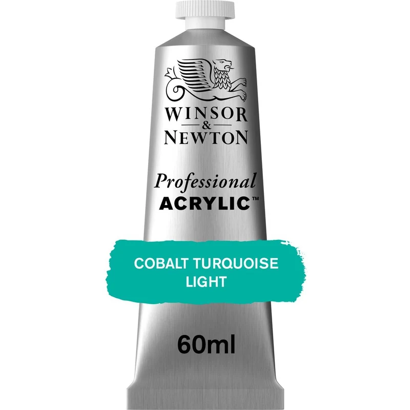Tinta Acrílica Professional Winsor & Newton 60ml S4 191 Cobalt Turquoise Light