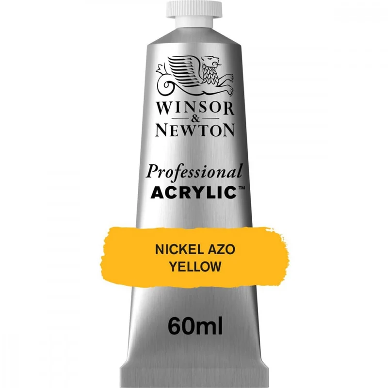 Tinta Acrílica Professional Winsor & Newton 60ml S3 439 Nickel Azo Yellow