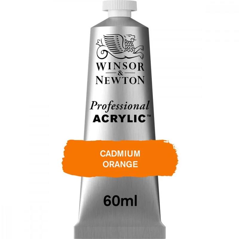Tinta Acrílica Professional Winsor & Newton 60ml S3 089 Cadmium Orange