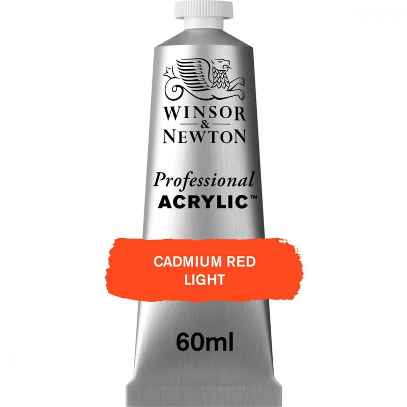 Tinta Acrílica Professional Winsor & Newton 60ml S3 100 Cadmium Red Light