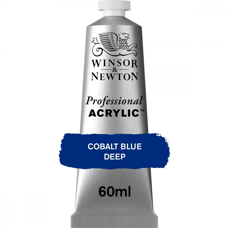 Tinta Acrílica Professional Winsor & Newton 60ml S5 180 Cobalt Blue Deep
