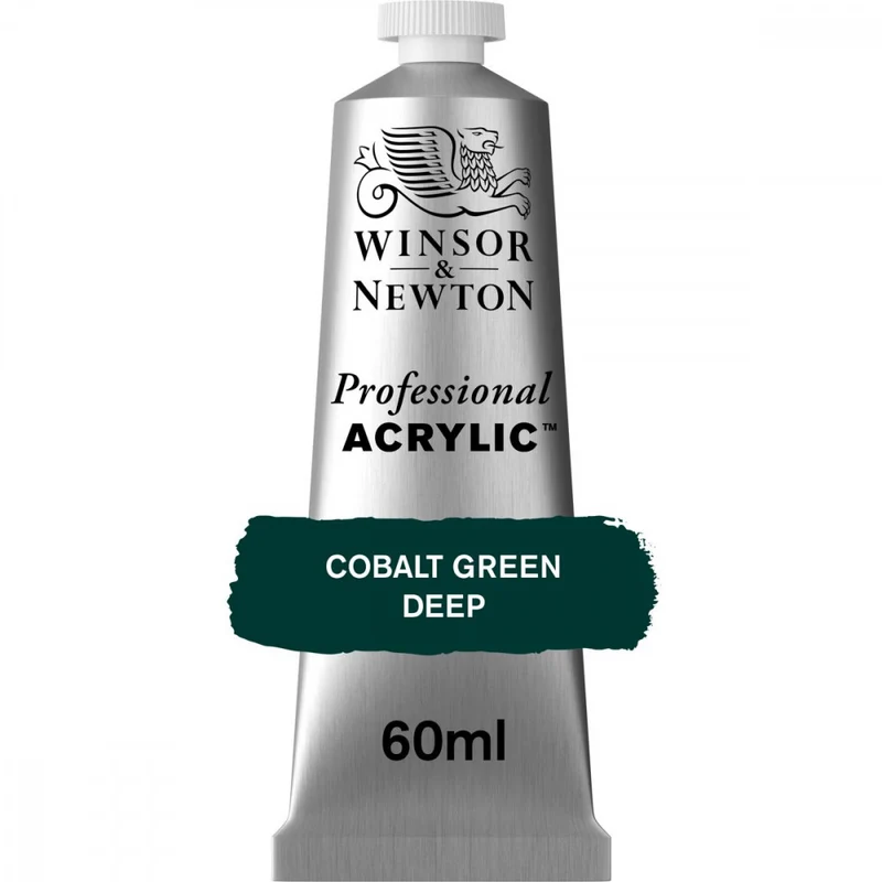 Tinta Acrílica Professional Winsor & Newton 60ml S3 185 Cobalt Green Deep