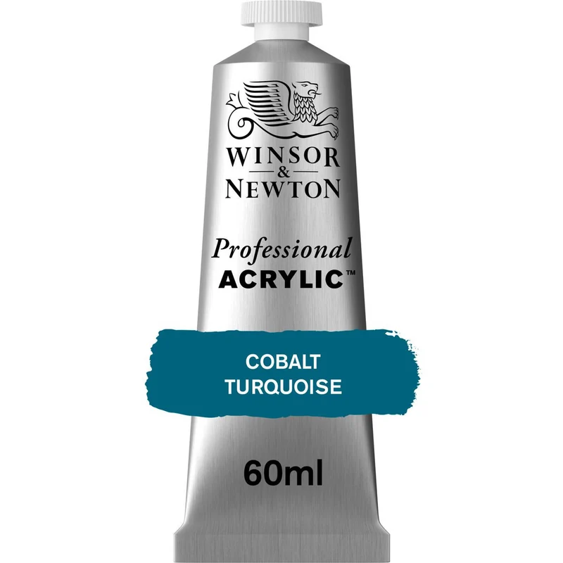 Tinta Acrílica Professional Winsor & Newton 60ml S5 190 Cobalt Turquoise