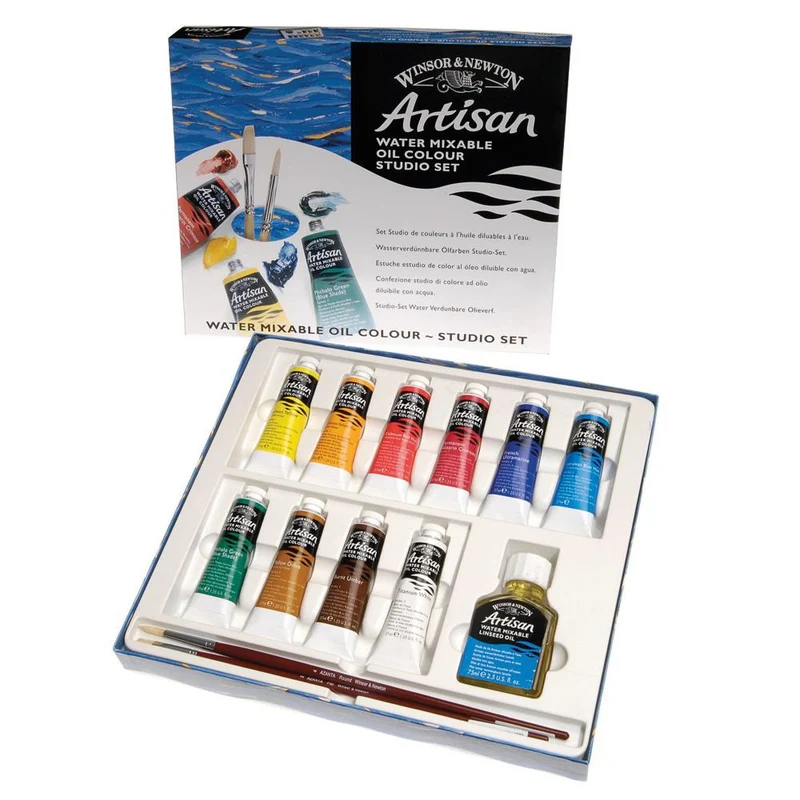 Estojo Tinta Óleo Solúvel em Água Winsor & Newton Artisan