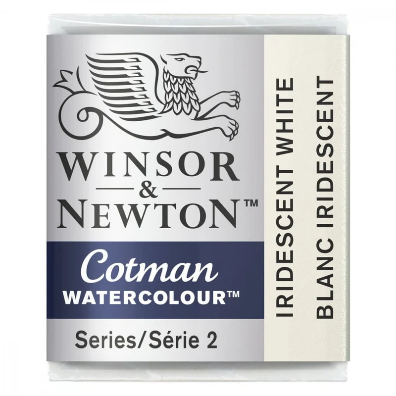 Tinta Aquarela Cotman Winsor & Newton Pastilha 330 Iridescent White