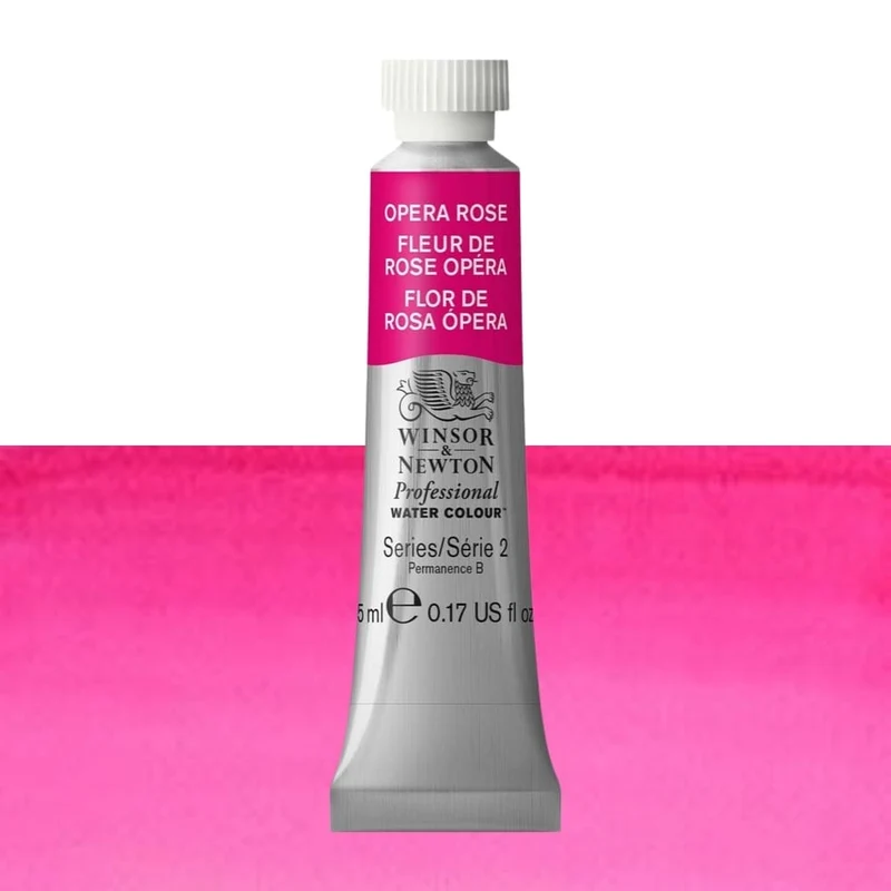 Tinta Aquarela Profissional Winsor & Newton 5ml S2 S2 448 Opera Rose
