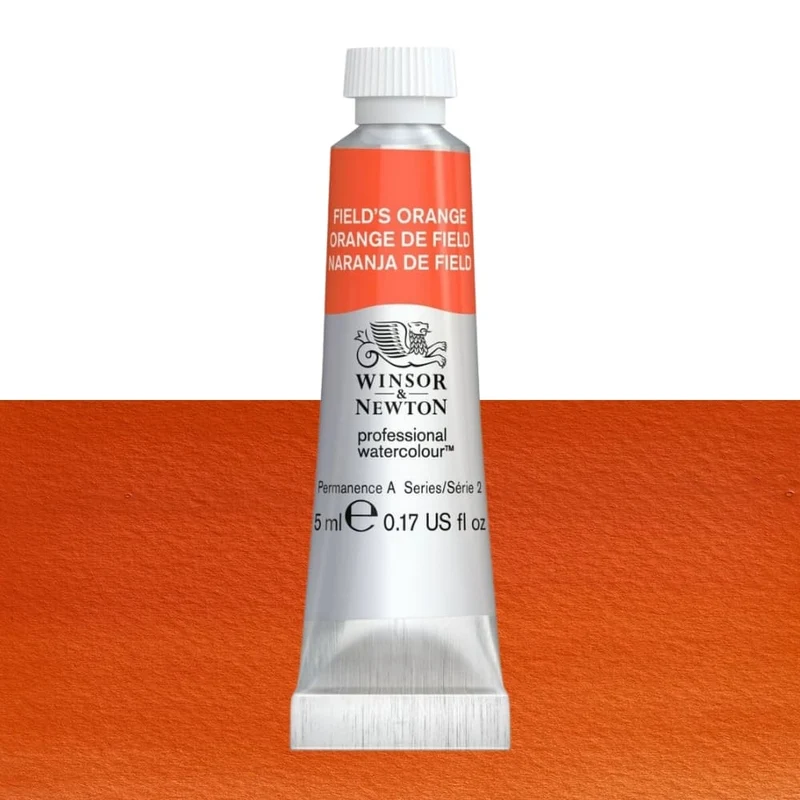 Tinta Aquarela Profissional Winsor & Newton 5ml S2 S2 418 Fields Orange