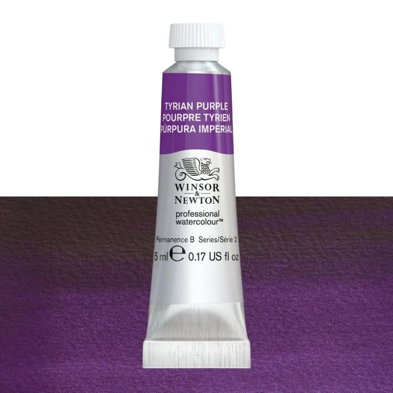 Tinta Aquarela Profissional Winsor & Newton 5ml S2 S2 419 Tyrian Purple