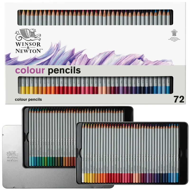 Lápis de Cor Winsor & Newton Studio Collection 72 Cores