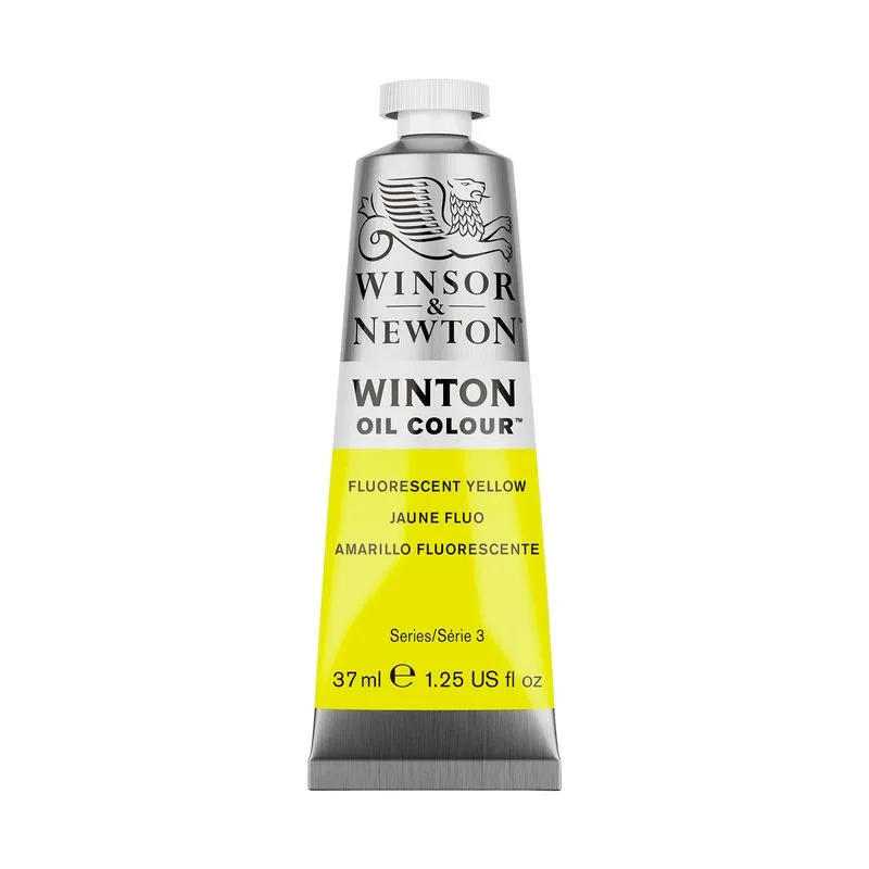 Óleo de 37 ml amarillo fluorescente Winton