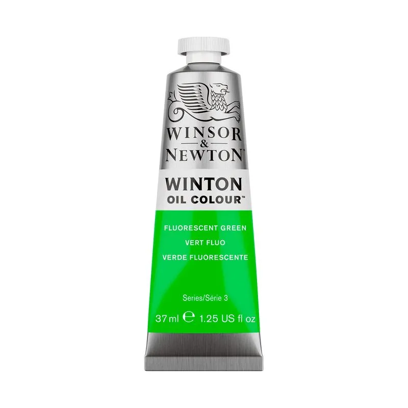 Óleo de 37 ml verde fluorescente Winton