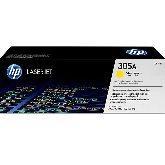 HP 305A Toner Ink Cartridge Yellow LaserJet Genuine SuperOffice