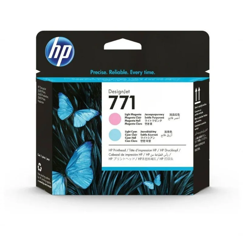 Cabeça De Impressão Hp 771 Magenta-ciano Claro Pluk Ce019a