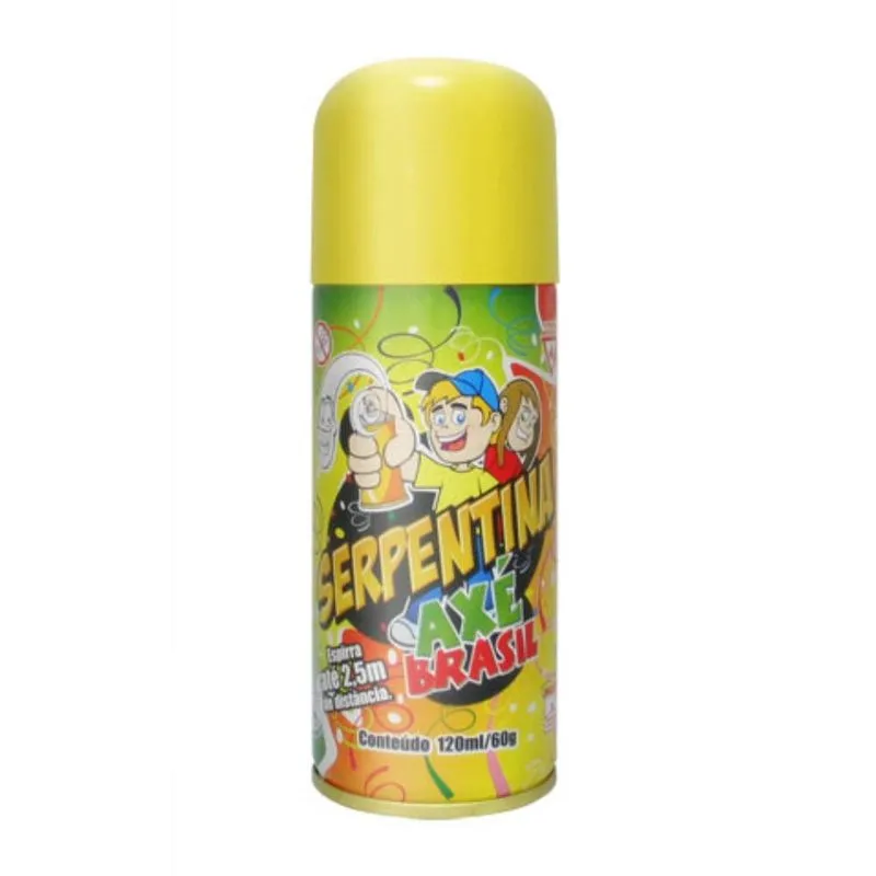 Spray Serpentina Dollar Brasil - Amarela