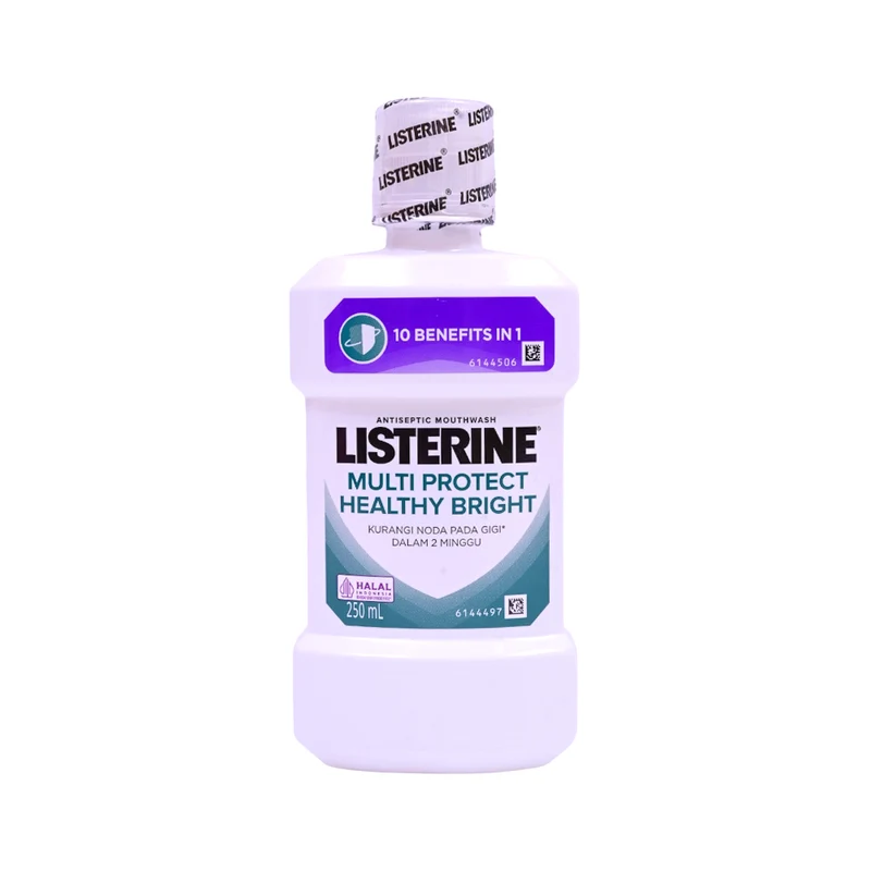 LISTERINE MOUTH WASH HEALTHY BRIGHT & PROTECT 250 ML