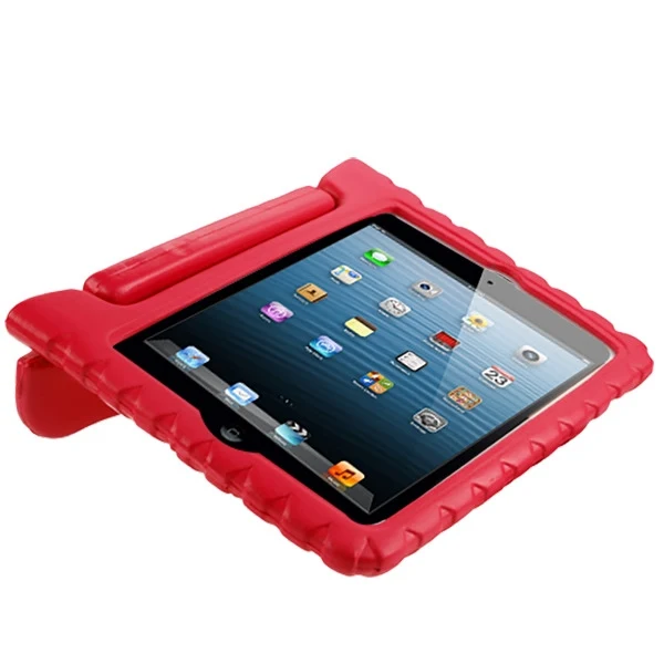 Airium Handbag Kids Drop-resistant Protector Cover for Apple iPad mini (A1432,A1454,A1455)/iPad mini (2019) / iPad mini 4 (A1538,A1550) - Red Red / iPad mini (A1432,A1454,A1455)