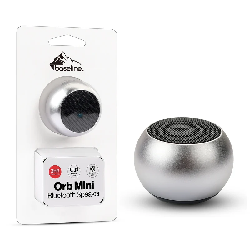 baseline Orb Mini Wireless Speaker - Silver Silver / Universal