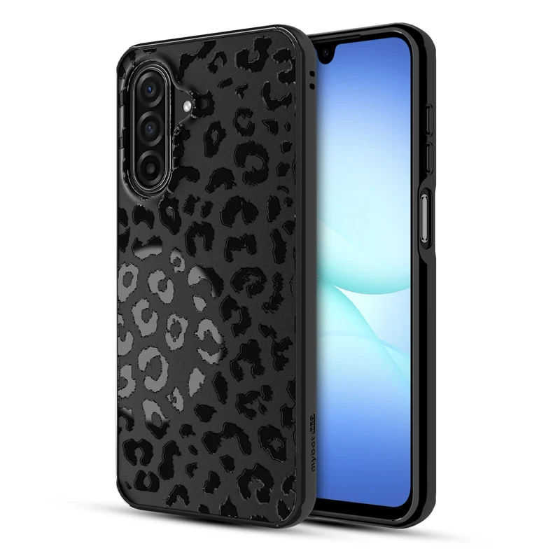 MyBat Pro Mood Series Case for Samsung Galaxy A18 5G / A17 5G / A16 5G - Black Leopard Galaxy A18 5G