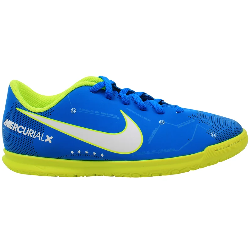 Nike Mercurialx Vortex 3 IC Kids Blue Football Boots 4
