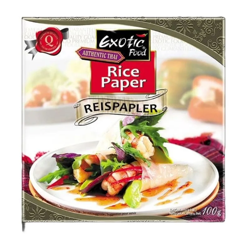 Papel de Arroz EXOTIC FOOD 100g