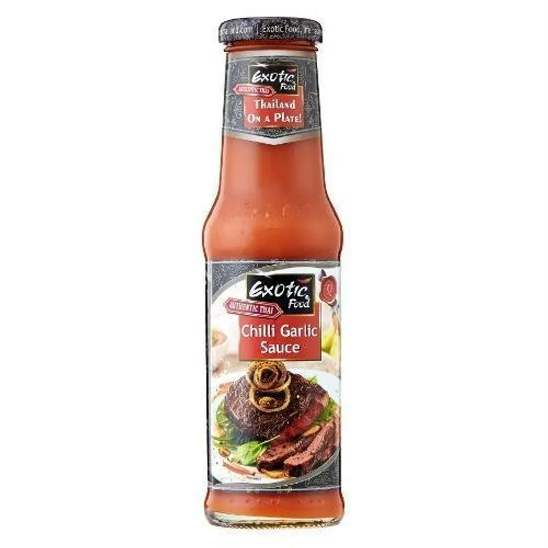 Molho de Pimenta EXOTIC FOOD Chilli Alho Vidro 250ml