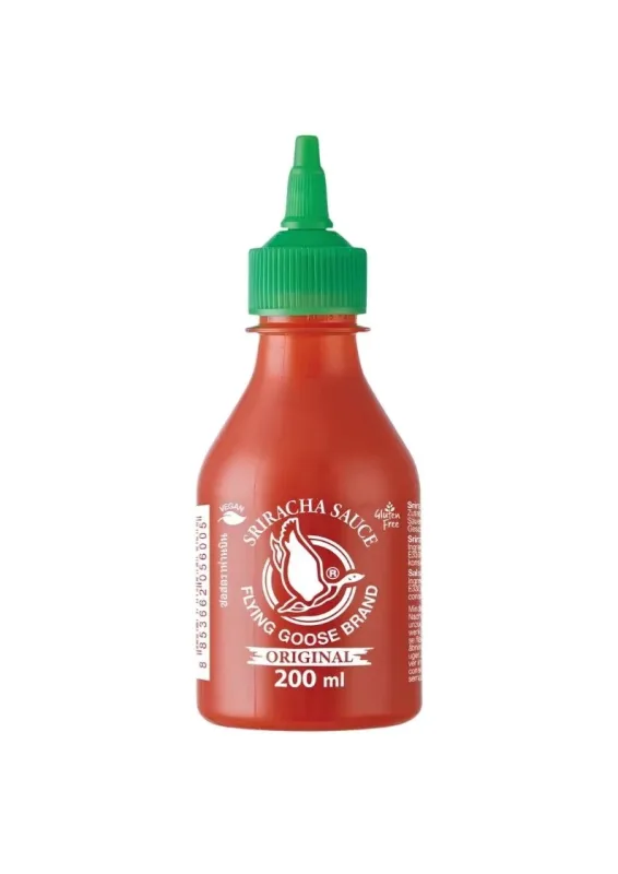 EF SRIRACHA ORIGINAL 200 - Molho de pimenta vermleha. Molho de pimenta vermelha. Orige; Tâilandia