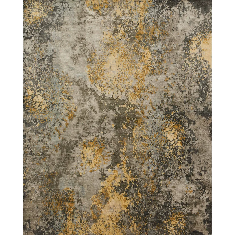 Elixir EH-07 Grey / Peridot Area Rug 8'-6" W X 11'-6" L Rectangle