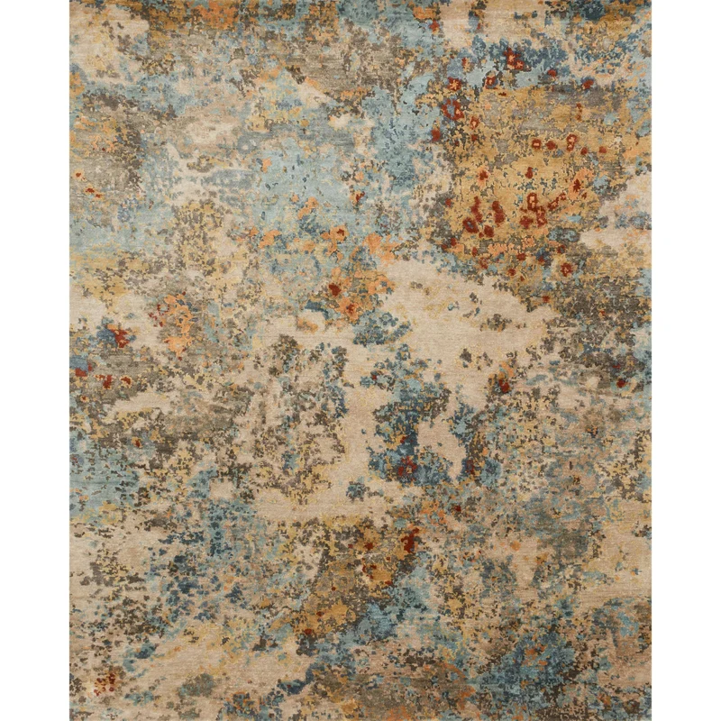 Elixir EH-08 Silver / Multi Area Rug 2' W X 3' L Rectangle