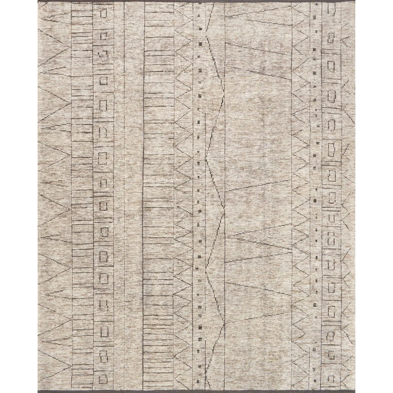 Odyssey OD-01 Natural / Ash Area Rug 1'-6" W X 1'-6" L Sample Swatch