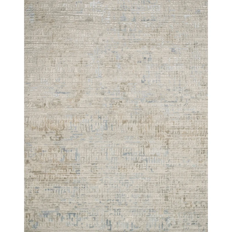 Sojourn RG-04 Sand / Blue Area Rug 2' W X 3' L Rectangle