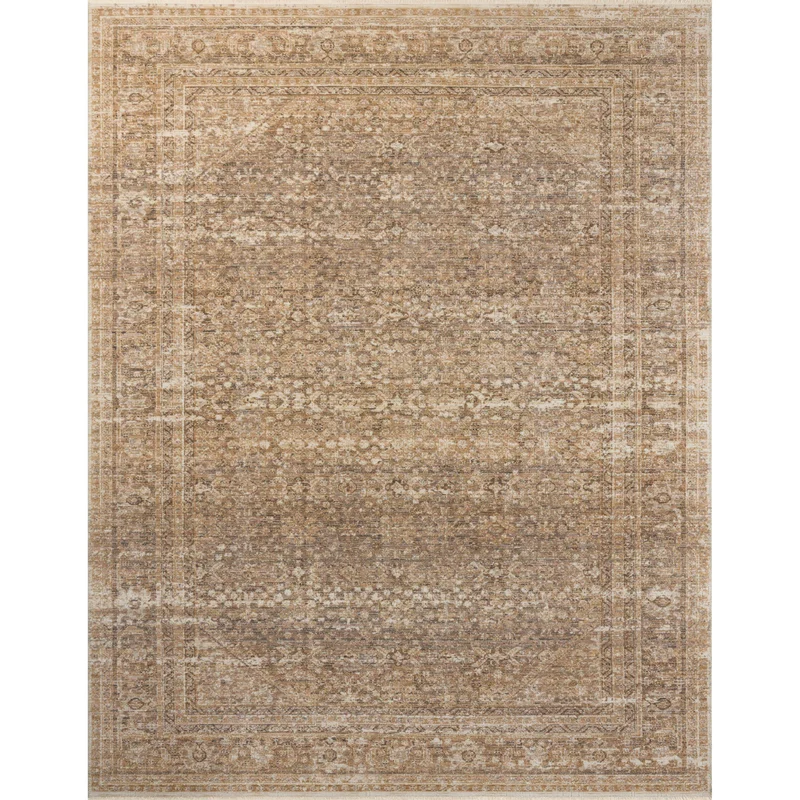 Heritage HER-01 Clay / Natural Area Rug 9' W X 12' L Rectangle