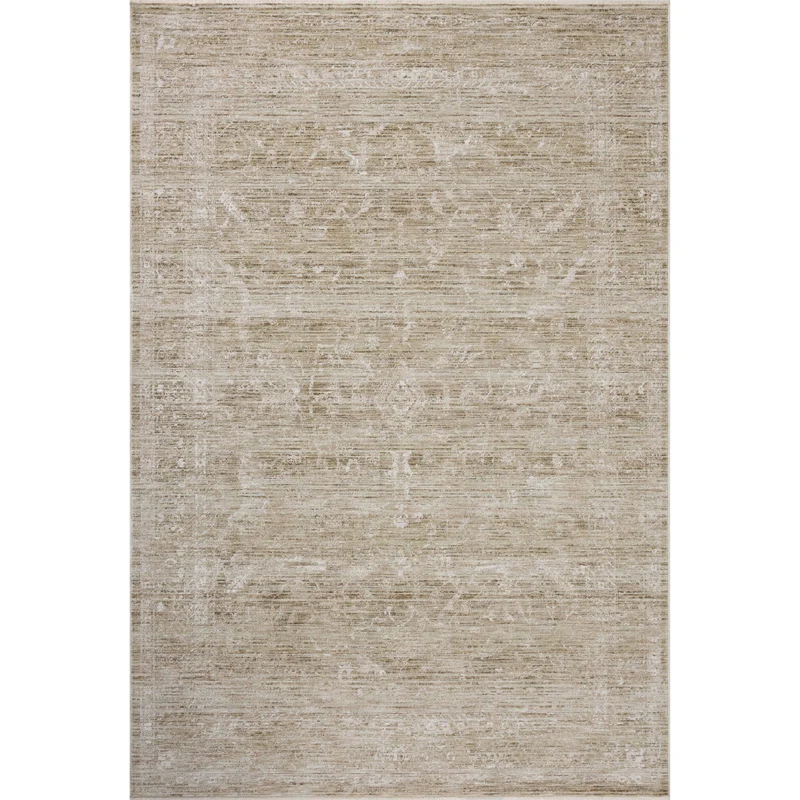 Tabitha TAI-02 Sage / Ivory Area Rug 3'-9" W X 5'-9" L Rectangle