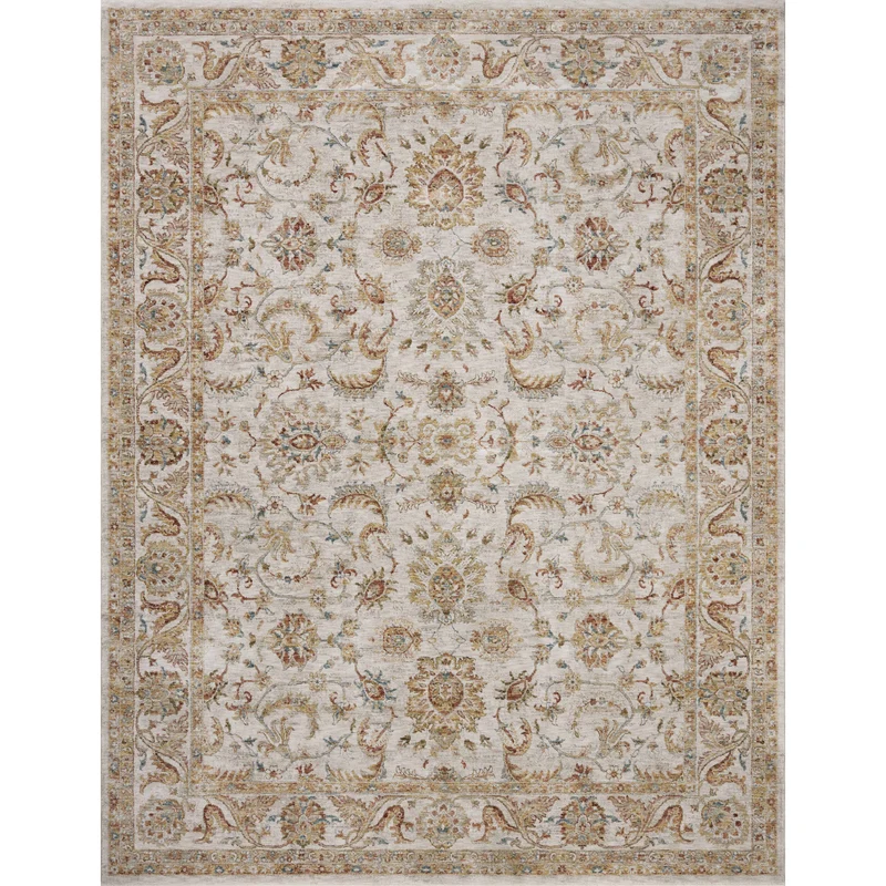 Gaia GAA-04 Natural / Sunset Area Rug 4' W X 5'-7" L Rectangle