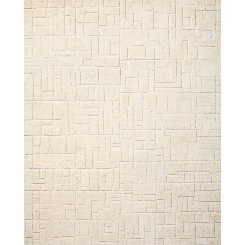 Octavia OTC-01 Ivory / Ivory Area Rug 8'-6" W X 11'-6" L Rectangle