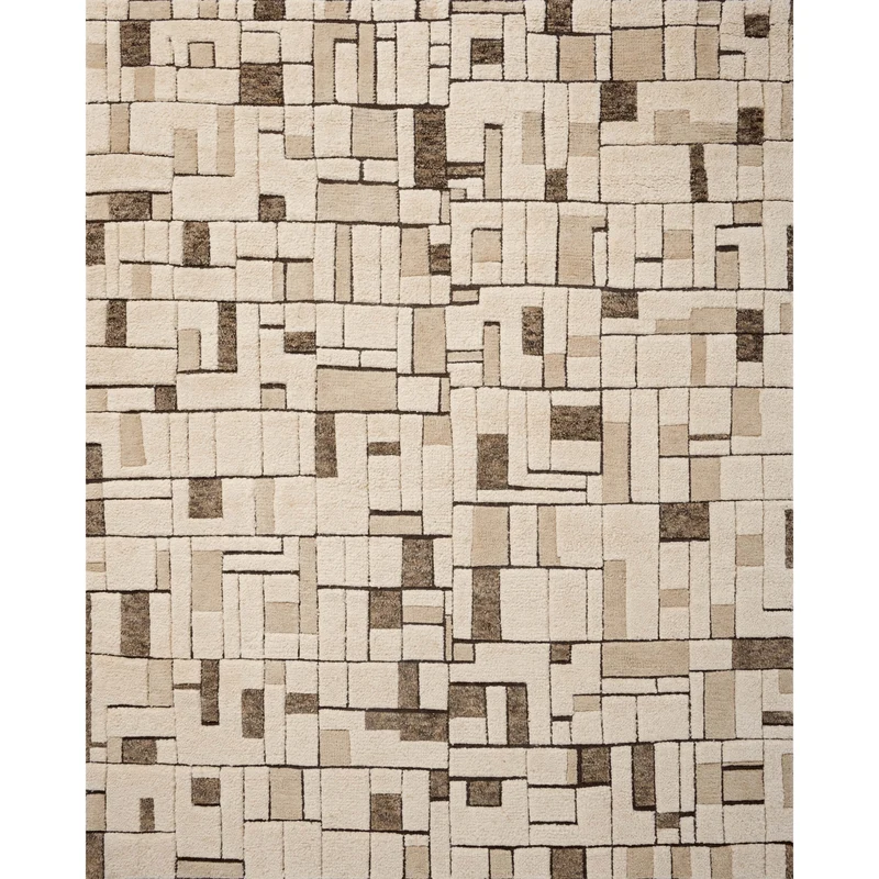 Octavia OTC-01 Coffee / Natural Area Rug 9'-6" W X 13'-6" L Rectangle