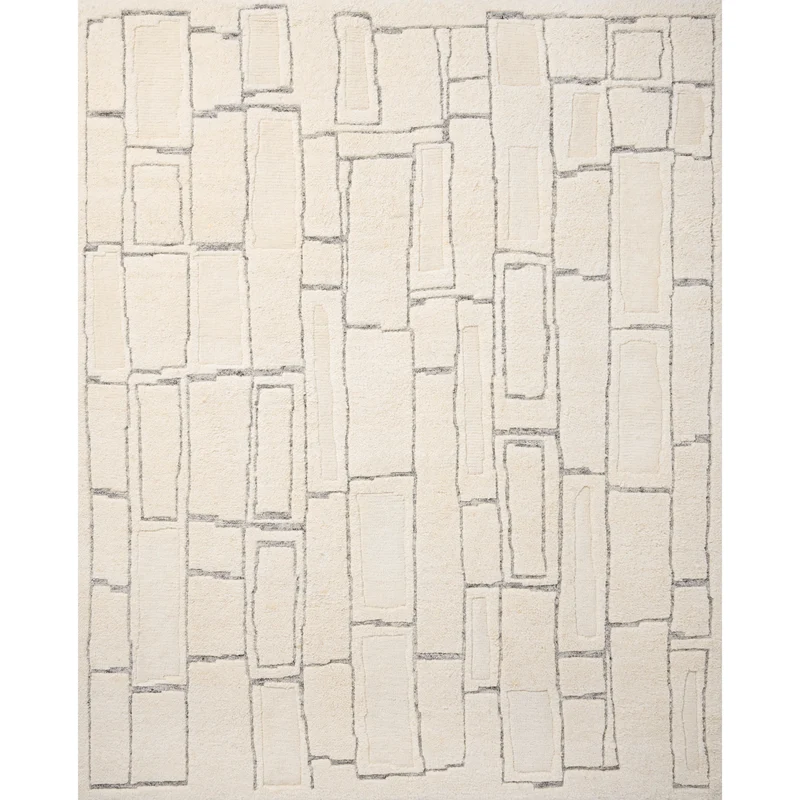 Octavia OTC-03 Ivory / Slate Area Rug 9'-6" W X 13'-6" L Rectangle