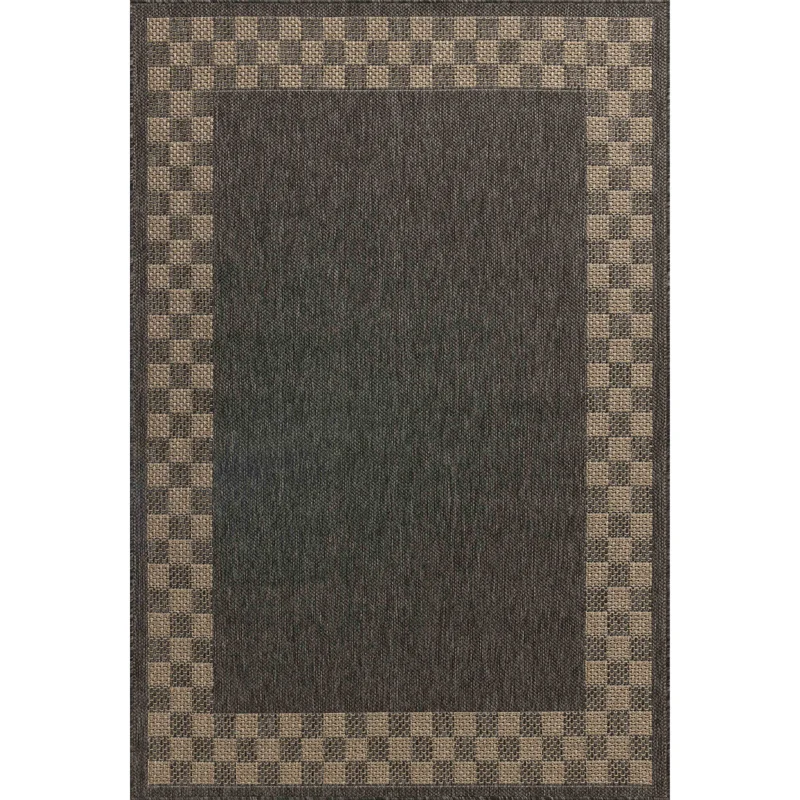 Providence PRC-01 Charcoal / Natural Area Rug 7'-6" W X 7'-6" L Round