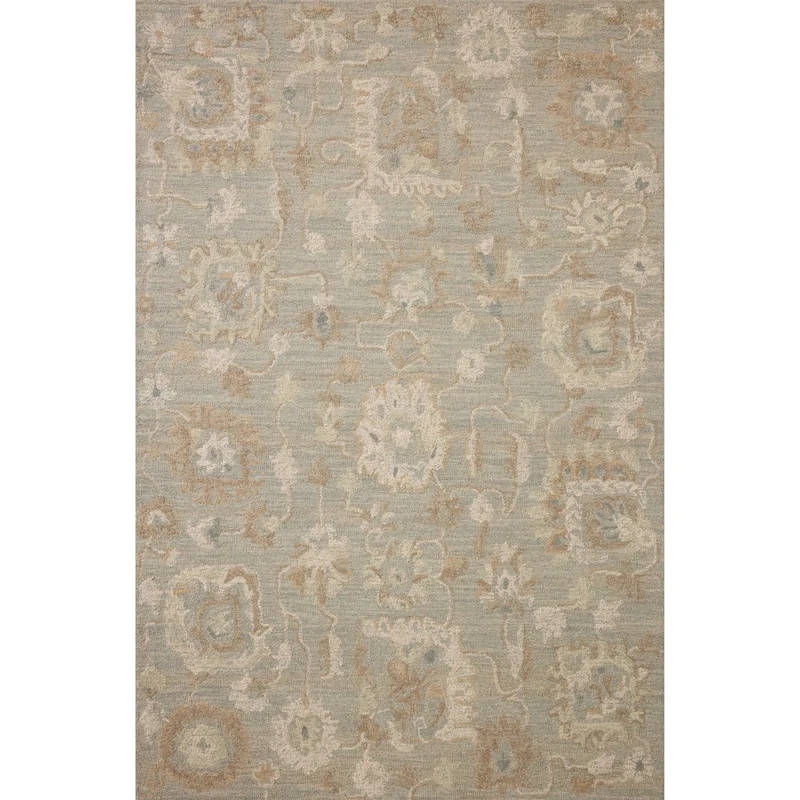 Dorothea DRT-01 Stone / Multi Area Rug 9'-3" W X 13' L Rectangle