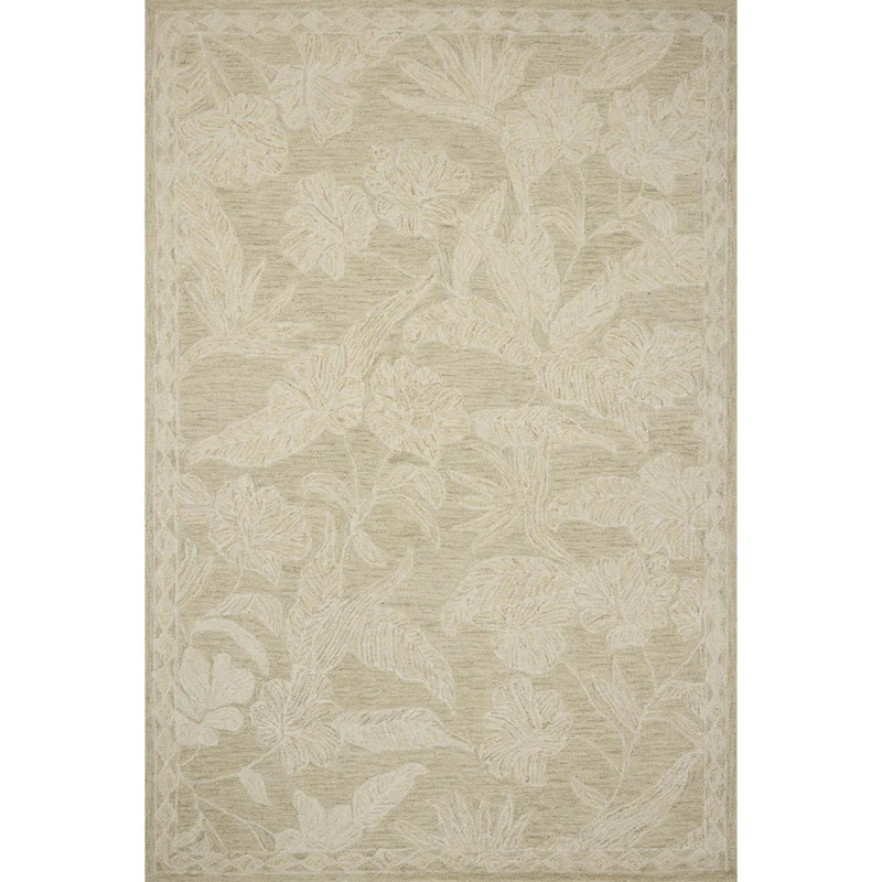 Lenore LNO-01 Sage / Natural Area Rug 2'-6" W X 7'-6" L Runner