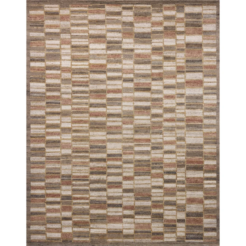 Nara NAR-03 Smoke / Multi Area Rug 2'-6" W X 8'-6" L Runner