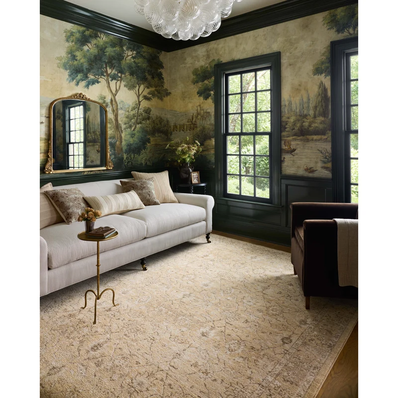 Palma PLM-10 Wheat / Bark Area Rug 2'-7" W X 7'-6" L Runner