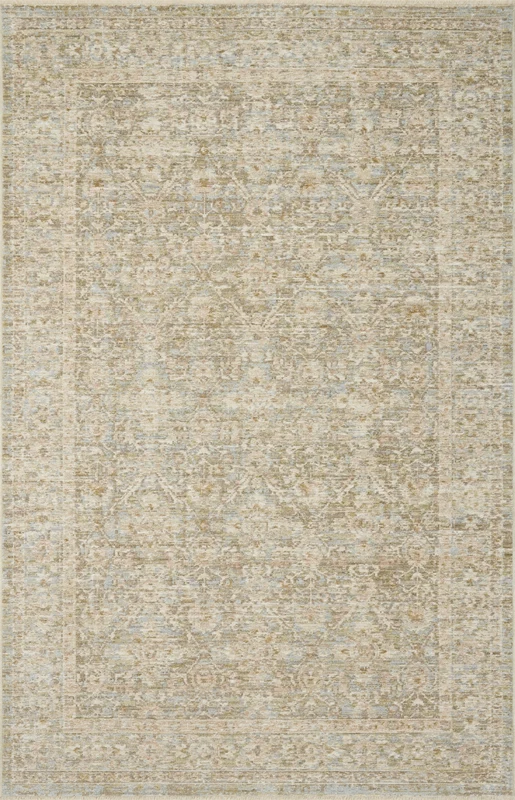 Loloi Elora ELR-05 Sky/Terracotta Area Rug 7' 10'' Round