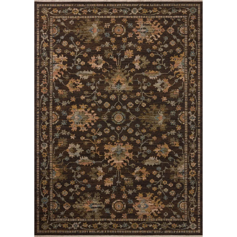 Reign REN-05 Bark / Multi Area Rug 7'-9" W X 7'-9" L Square