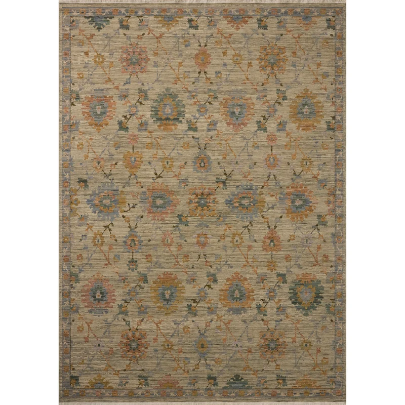 Reign REN-14 Sage / Multi Area Rug 10' W X 12'-7" L Rectangle