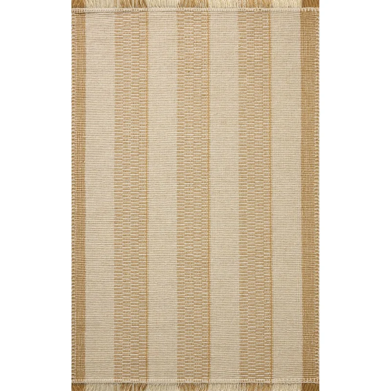 Loloi Sigrid Yellow/Ivory Hand Woven Rug 5ft x 7ft 6in