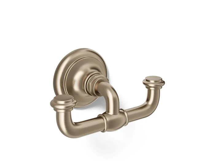 Kohler - Artifacts Double Robe Hook Vibrant Brushed Bronze