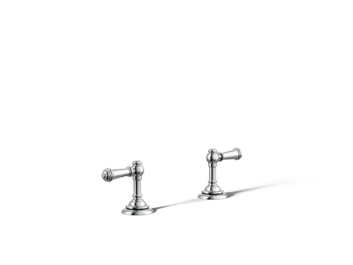Kohler - Artifacts Deck-Mount Bath Faucet Handle Trim With Lever Design Polished Chrome